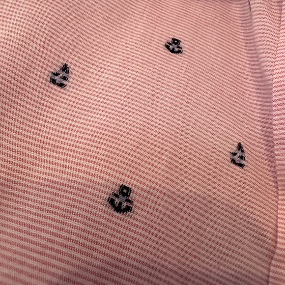 Talbots Anchor Embroidered Button Down Shirt Pink 1X - Picture 3 of 5